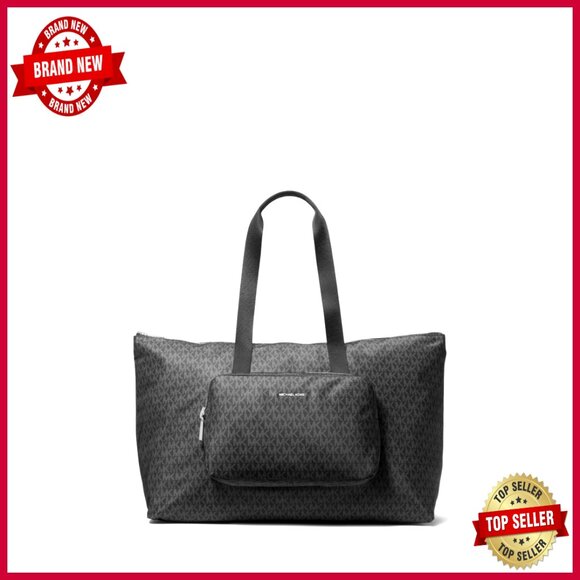 Large Reversible Packable Tote Bag with Trolley Sleeve